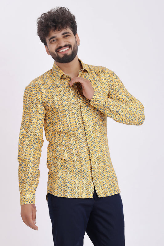 HEMPTITUDE  Men's Premium Regular Fit Spread Collar Full-Sleeve Casual Shirt Organic Hemp Fabric